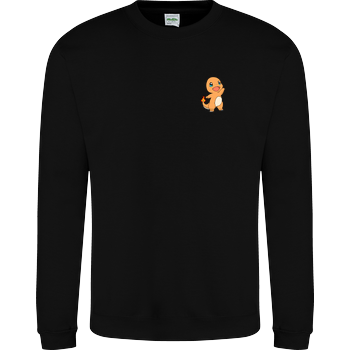 #004 - Orange Lizard JH Sweatshirt - Schwarz