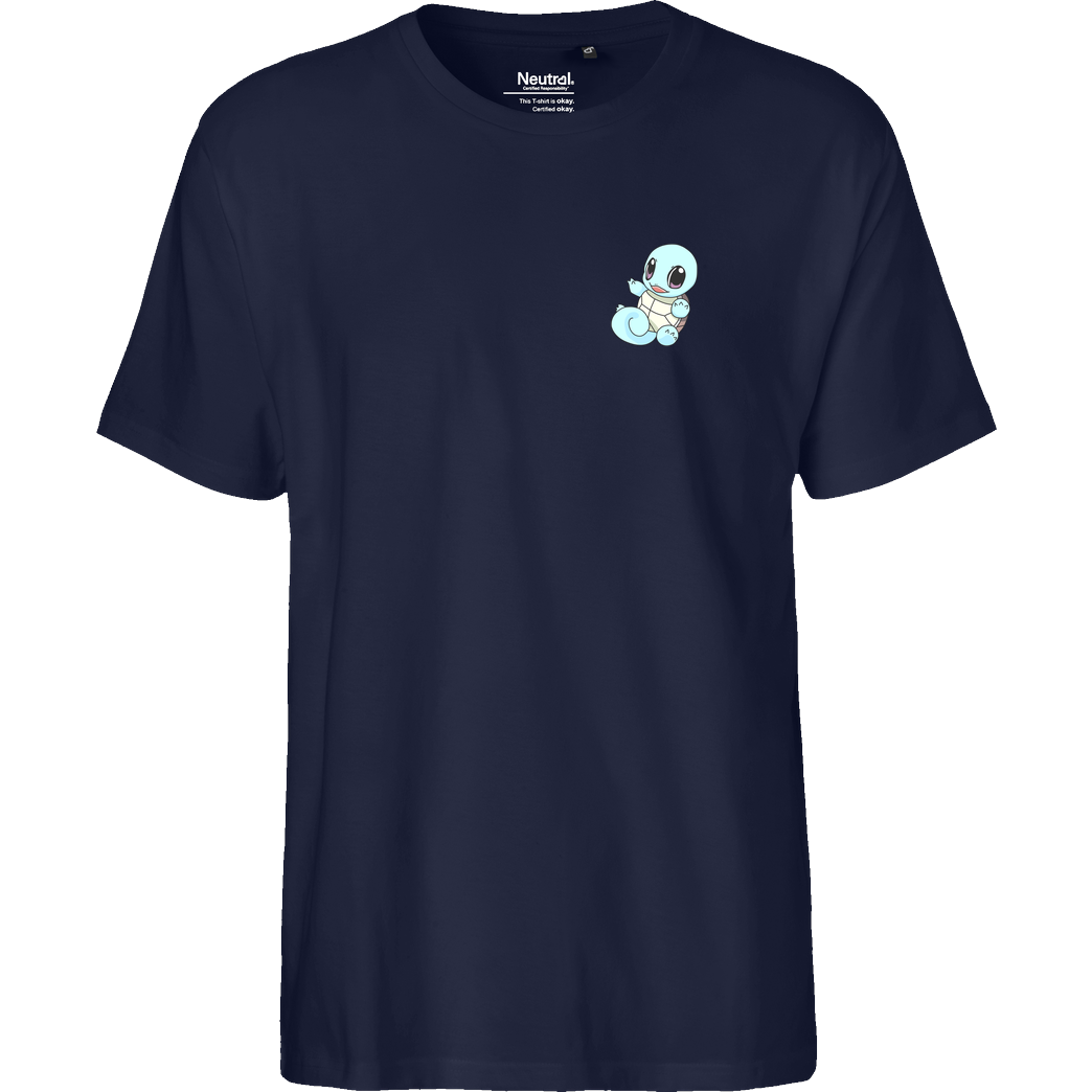 #Soilpunk #007 - Blue Turtle T-Shirt Fairtrade T-Shirt - navy