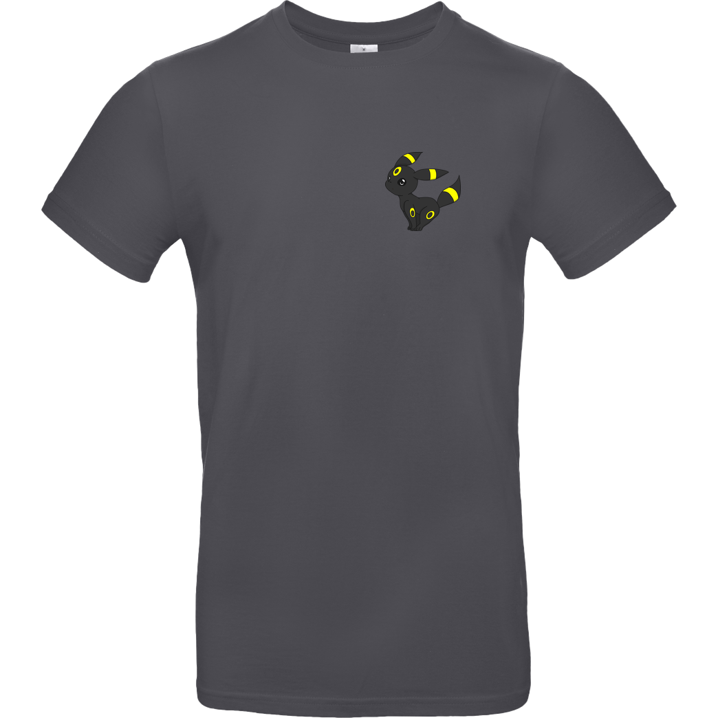 #Soilpunk #197 - Black Cat T-Shirt B&C EXACT 190 - Dark Grey