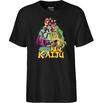 Aaahh! Real Kaiju Fairtrade T-Shirt - schwarz