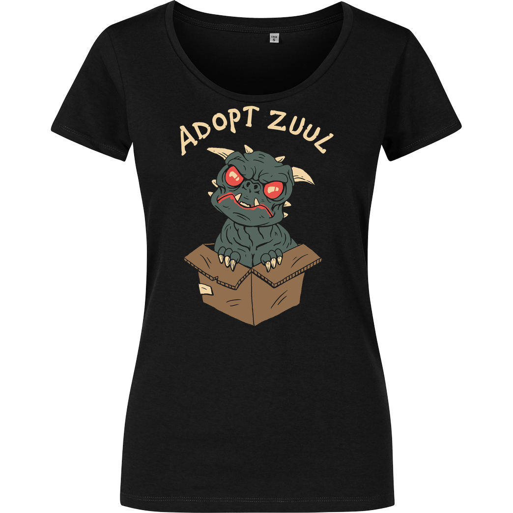 Vincent Trinidad Adopt Zuul T-Shirt Damenshirt schwarz