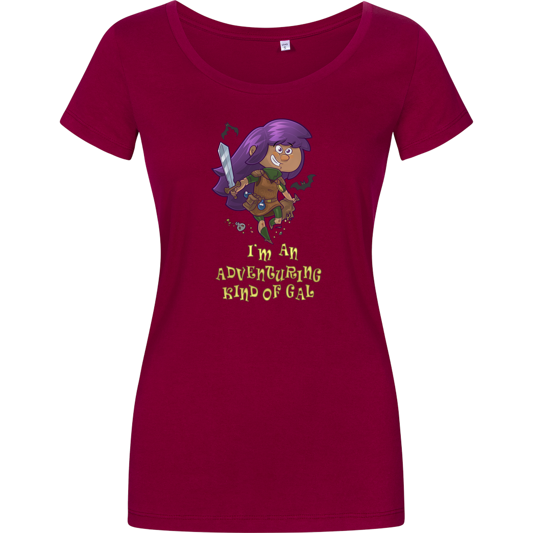 Anna-Maria Jung Adventure Gal T-Shirt Damenshirt berry