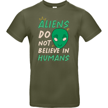 Aliens Do Not Believe In Humans B&C EXACT 190 - Khaki