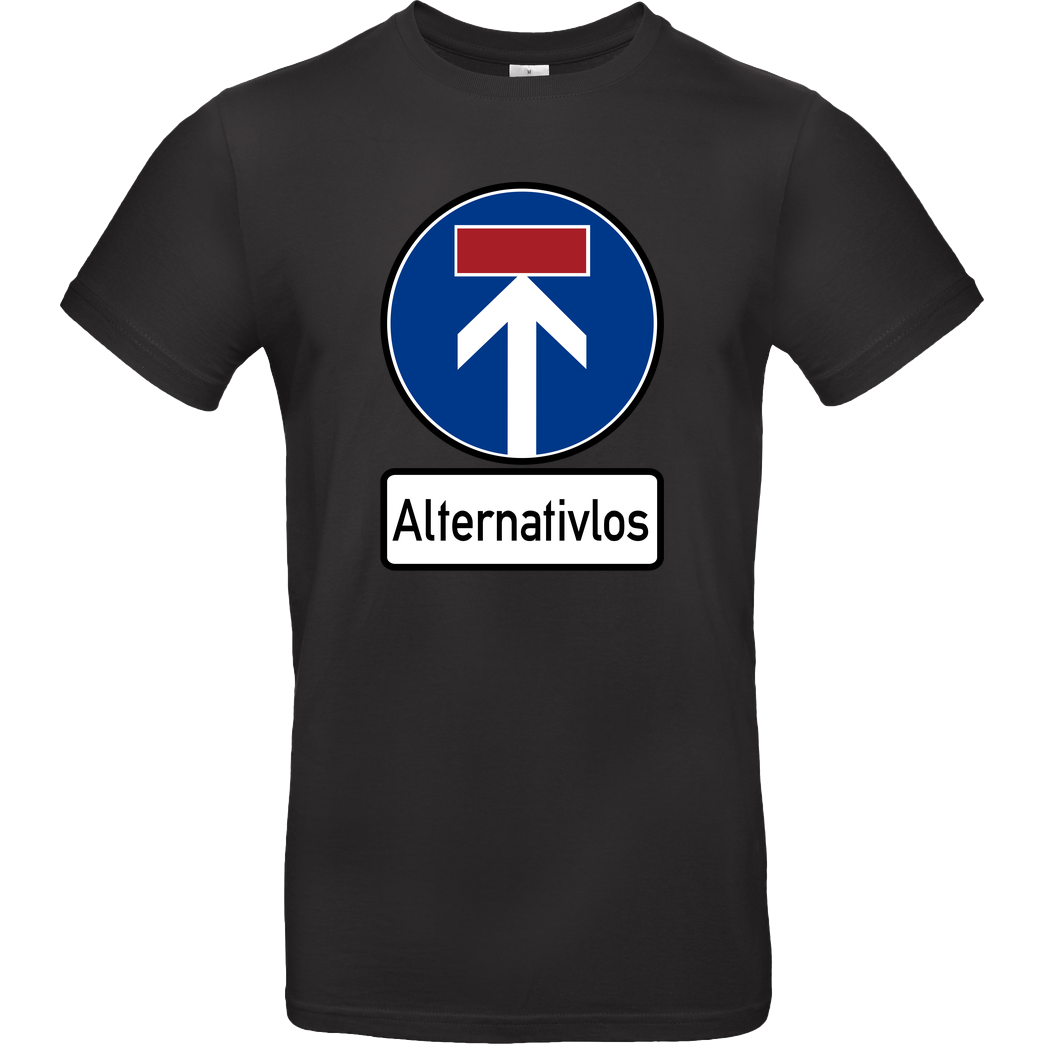 Alternativlos Alternativlos T-Shirt B&C EXACT 190 - Schwarz