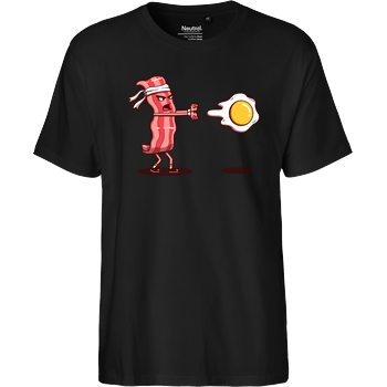 Bacon Fighter Fairtrade T-Shirt - schwarz