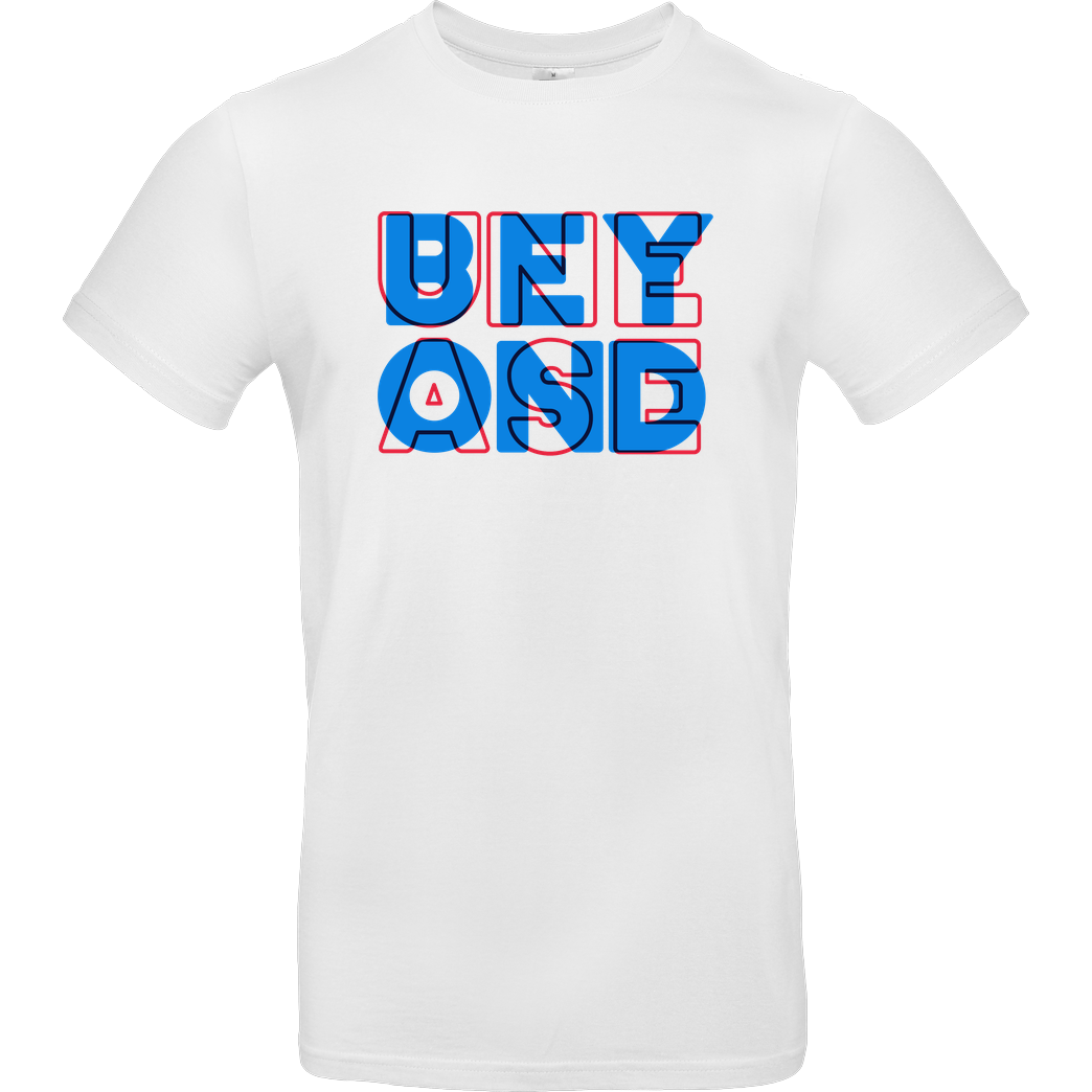 Zufallsshirt Beyond Unease T-Shirt B&C EXACT 190 - Weiß