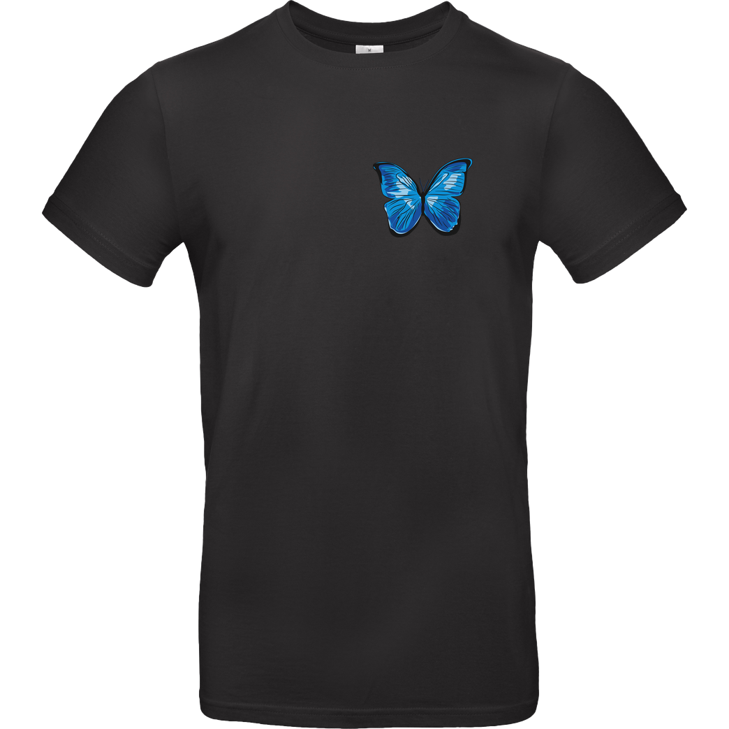 #Soilpunk Blue Butterfly - Strange Life T-Shirt B&C EXACT 190 - Schwarz
