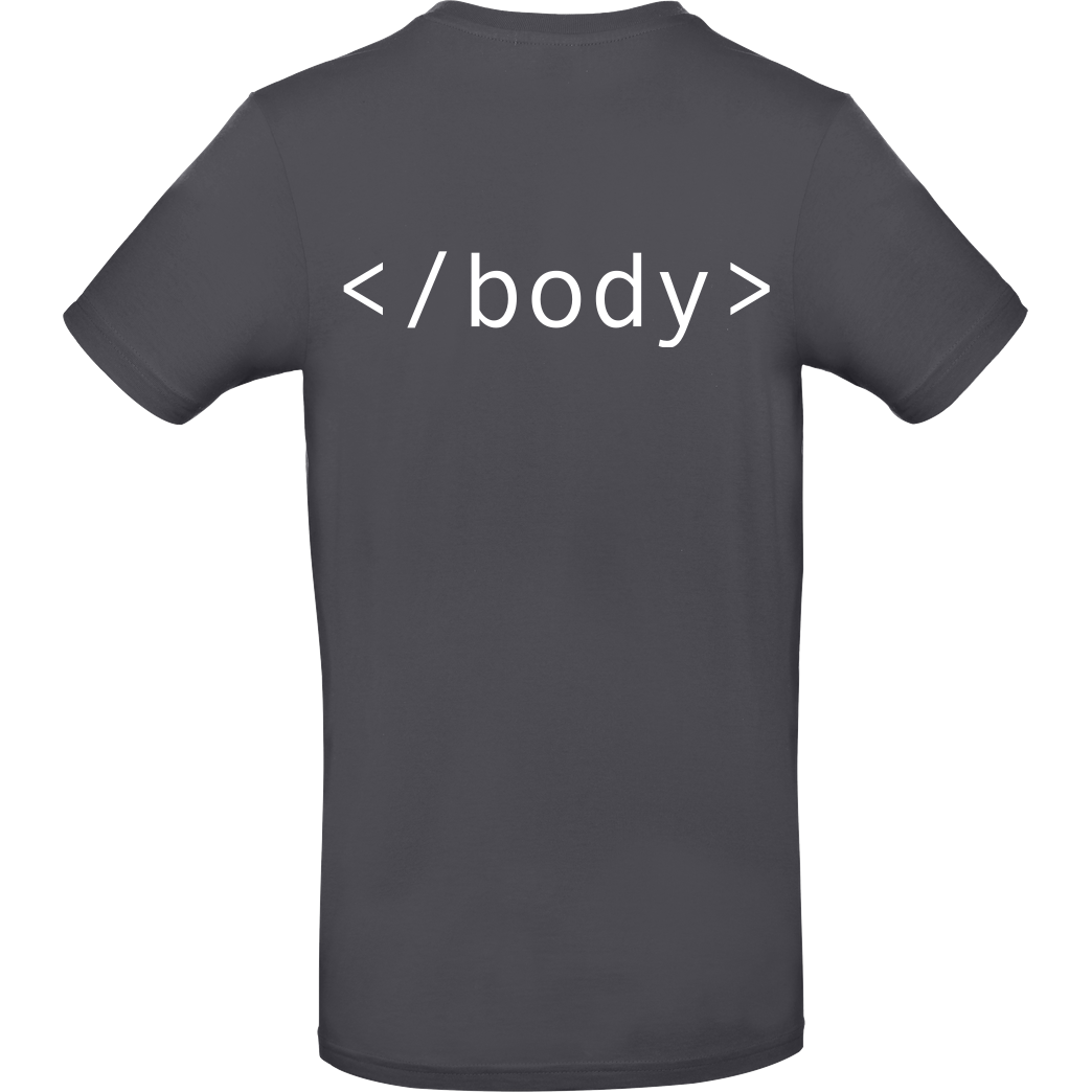 None <body> </body> T-Shirt B&C EXACT 190 - Dark Grey