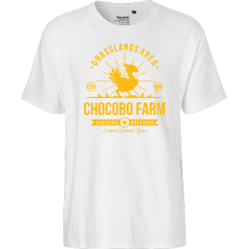 Chocobo Farm Fairtrade T-Shirt - weiß