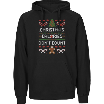 Christmas Calories Don't Count Fairtrade Hoodie