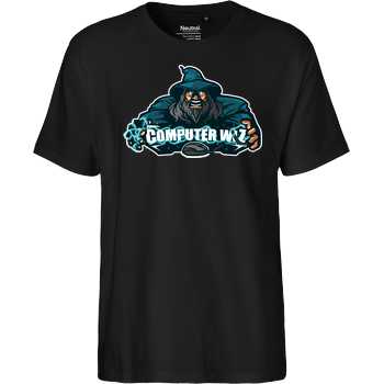 Computer Wiz Fairtrade T-Shirt - schwarz