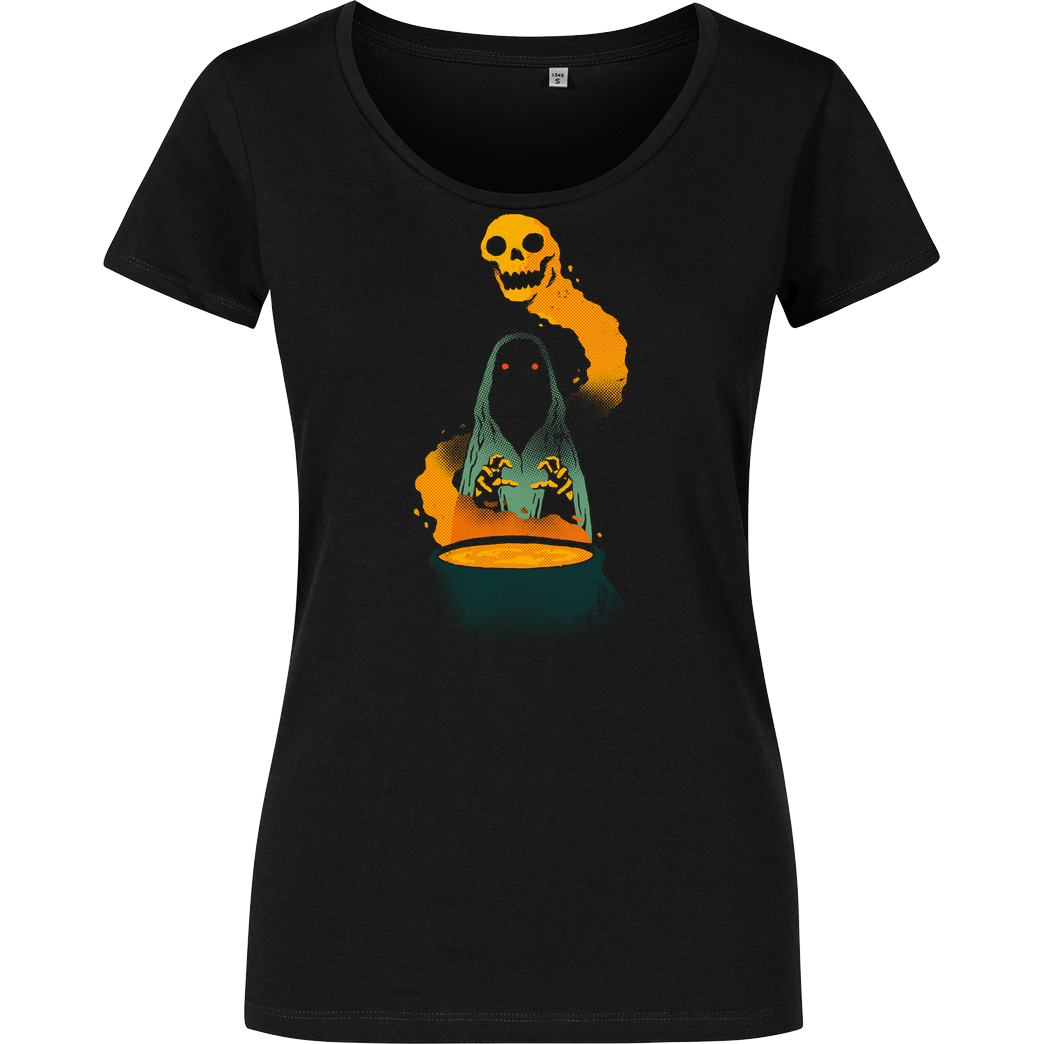 DinoMike Conjure T-Shirt Damenshirt schwarz
