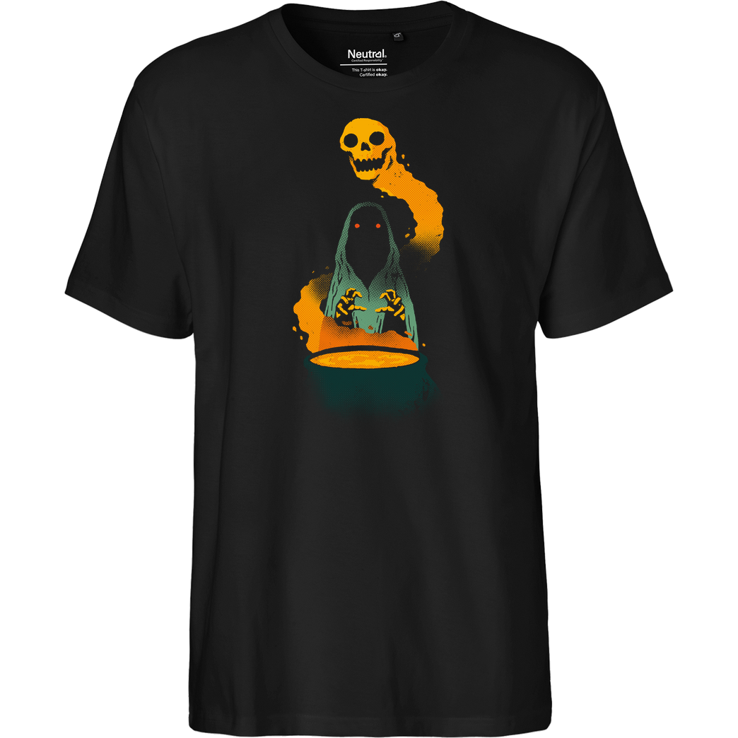 DinoMike Conjure T-Shirt Fairtrade T-Shirt - schwarz