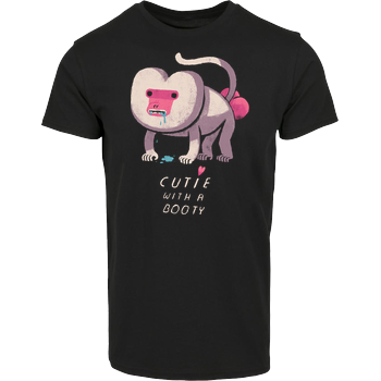 Cutie Hausmarke T-Shirt  - Schwarz