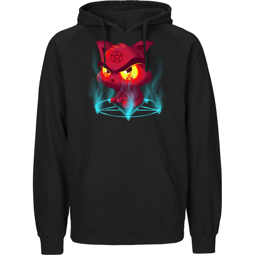 erion_designs Devil's cat Sweatshirt Fairtrade Hoodie