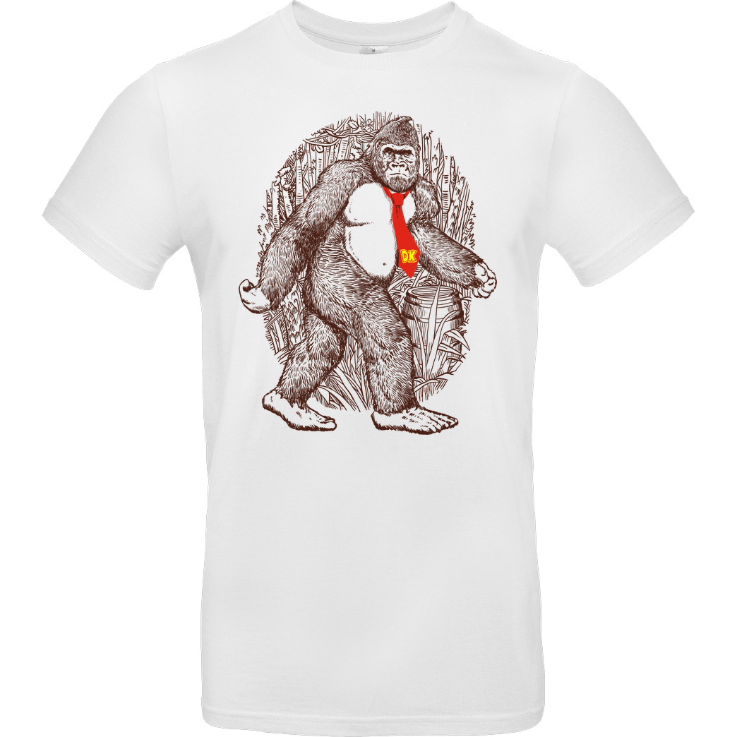 Demonigote Shirts Donkey Sighting T-Shirt B&C EXACT 190 - Weiß
