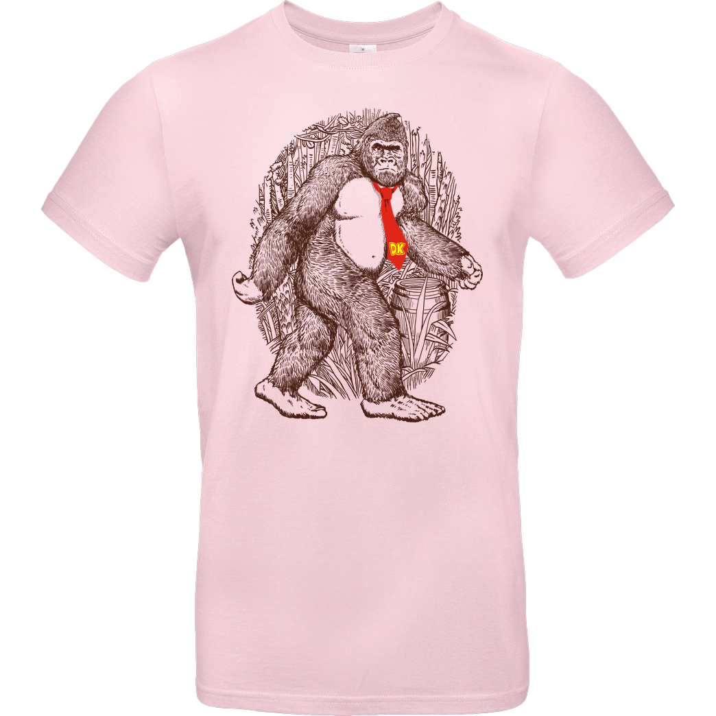 Demonigote Shirts Donkey Sighting T-Shirt B&C EXACT 190 - Rosa