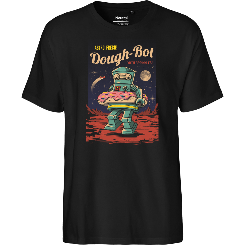 Vincent Trinidad Dough Bot T-Shirt Fairtrade T-Shirt - schwarz