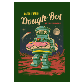 Dough Bot Kunstdruck grün