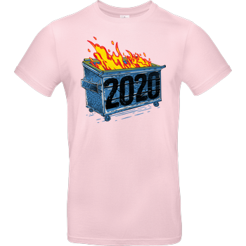 Dumpster Fire 2020 B&C EXACT 190 - Rosa