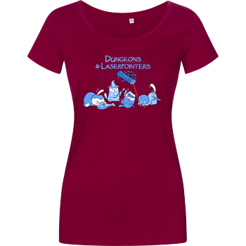 Dungeons and Laserpointers Damenshirt berry