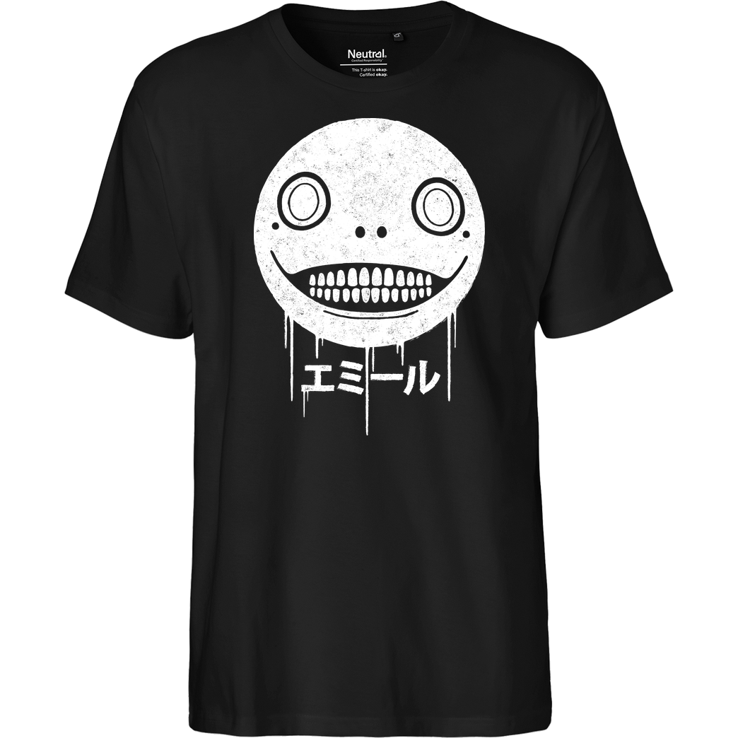 AlundrART Emil T-Shirt Fairtrade T-Shirt - schwarz