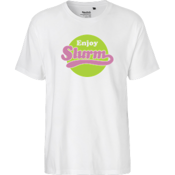 Enjoy Slurm Fairtrade T-Shirt - weiß