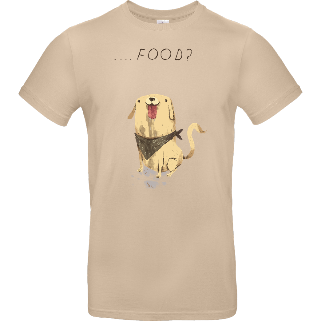 Louis Roskosch Food? T-Shirt B&C EXACT 190 - Sand