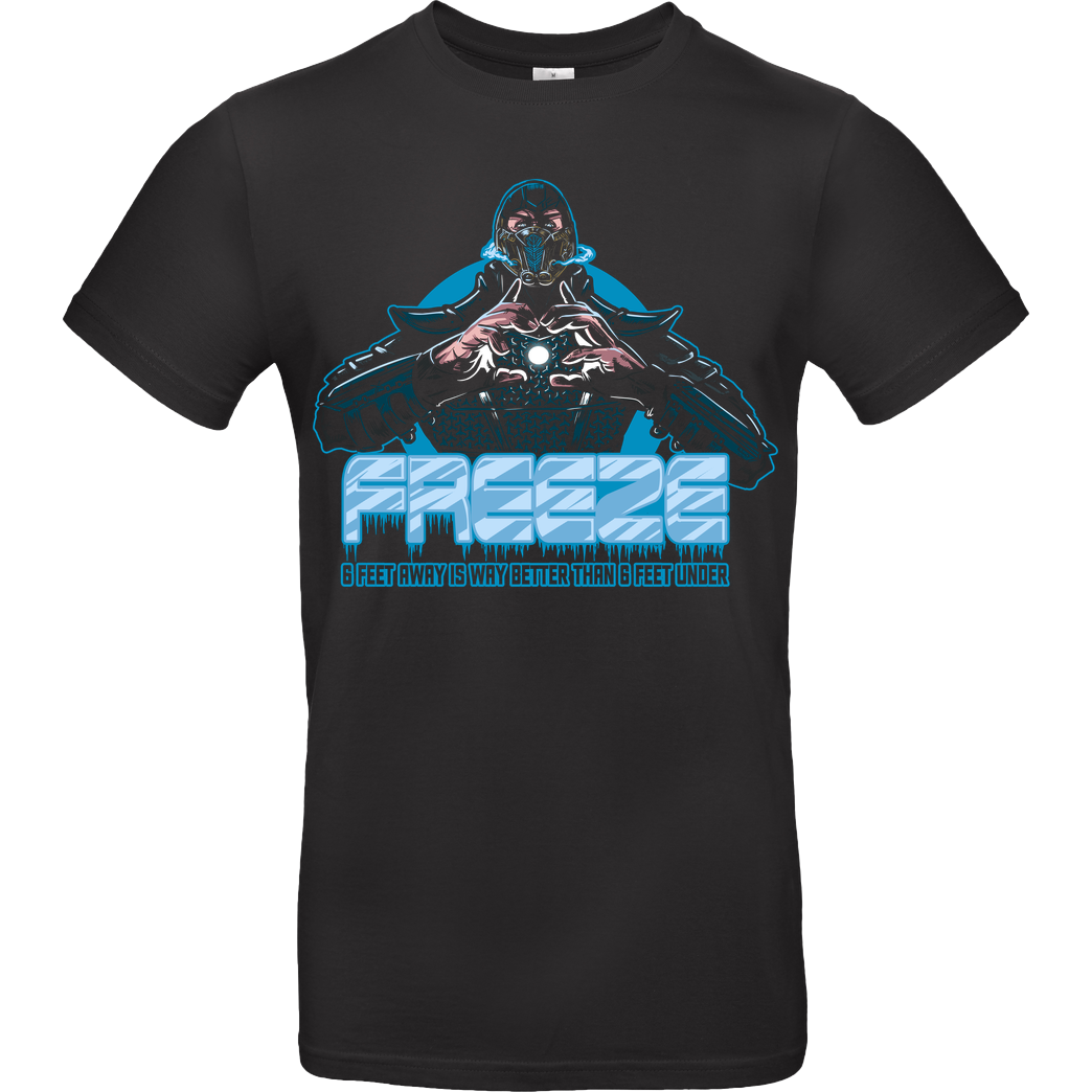 AndreusD Freeze T-Shirt B&C EXACT 190 - Schwarz