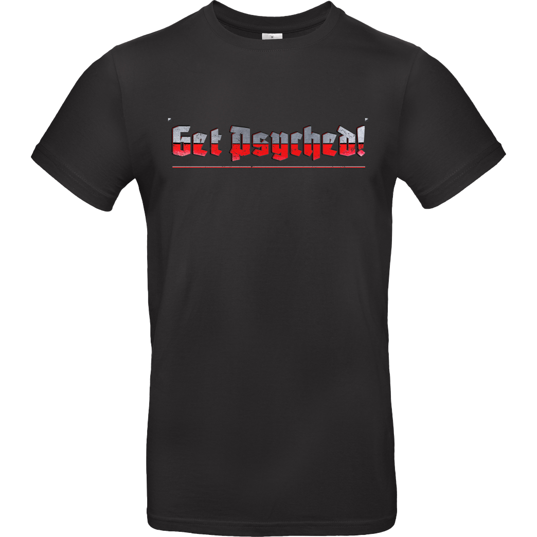 AndreusD Get Psyched T-Shirt B&C EXACT 190 - Schwarz
