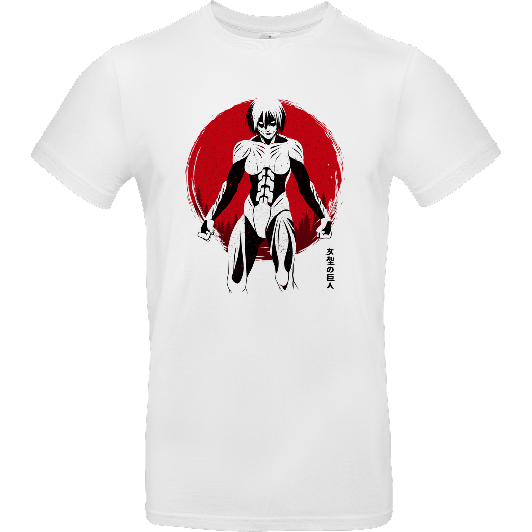 Albertocubatas Girl Titan T-Shirt B&C EXACT 190 - Weiß