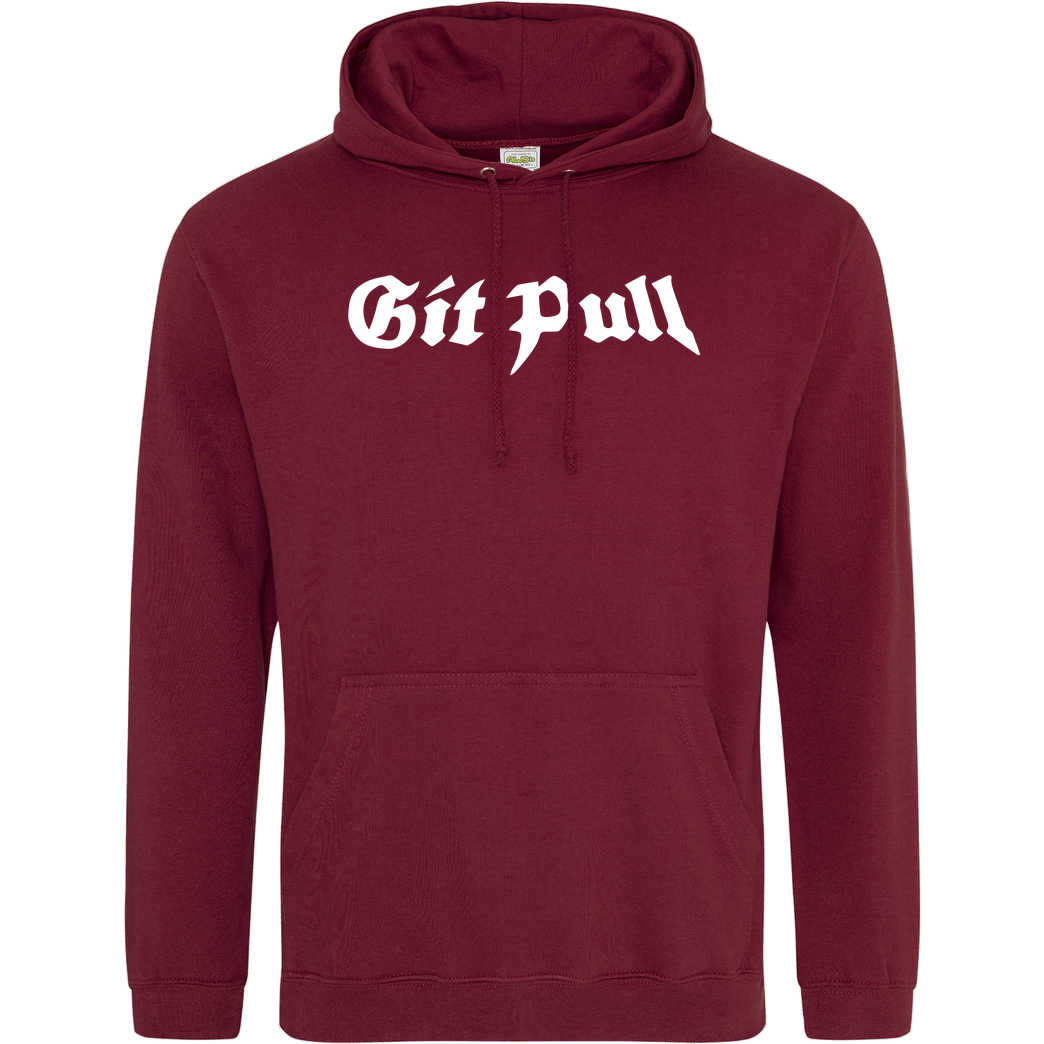 3dsupply Original Git Pull Sweatshirt JH Hoodie - Bordeaux