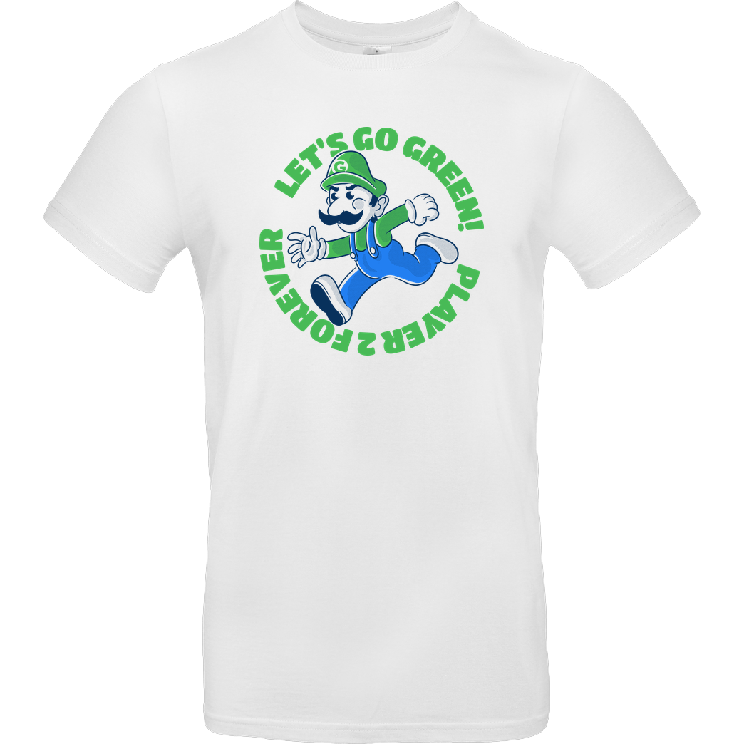 Eoli Studio Go Green T-Shirt B&C EXACT 190 - Weiß