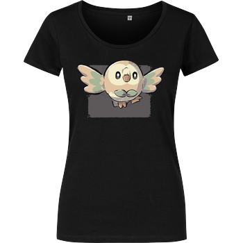 Grass Owl Damenshirt schwarz