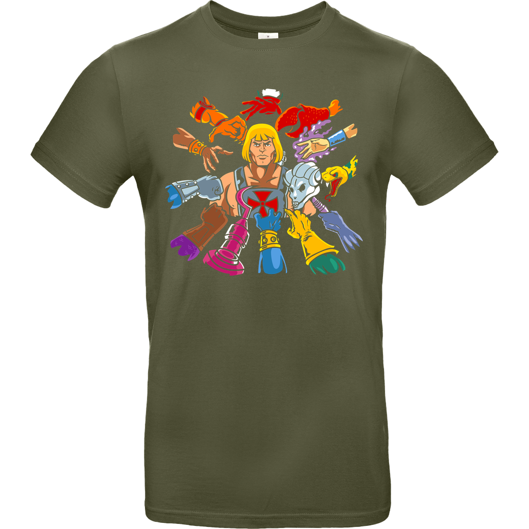 Demonigote Shirts He Wick T-Shirt B&C EXACT 190 - Khaki