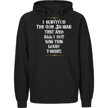 I survived the Gom Jabbar Fairtrade Hoodie