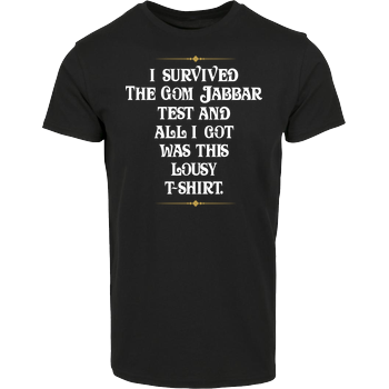 I survived the Gom Jabbar Hausmarke T-Shirt  - Schwarz