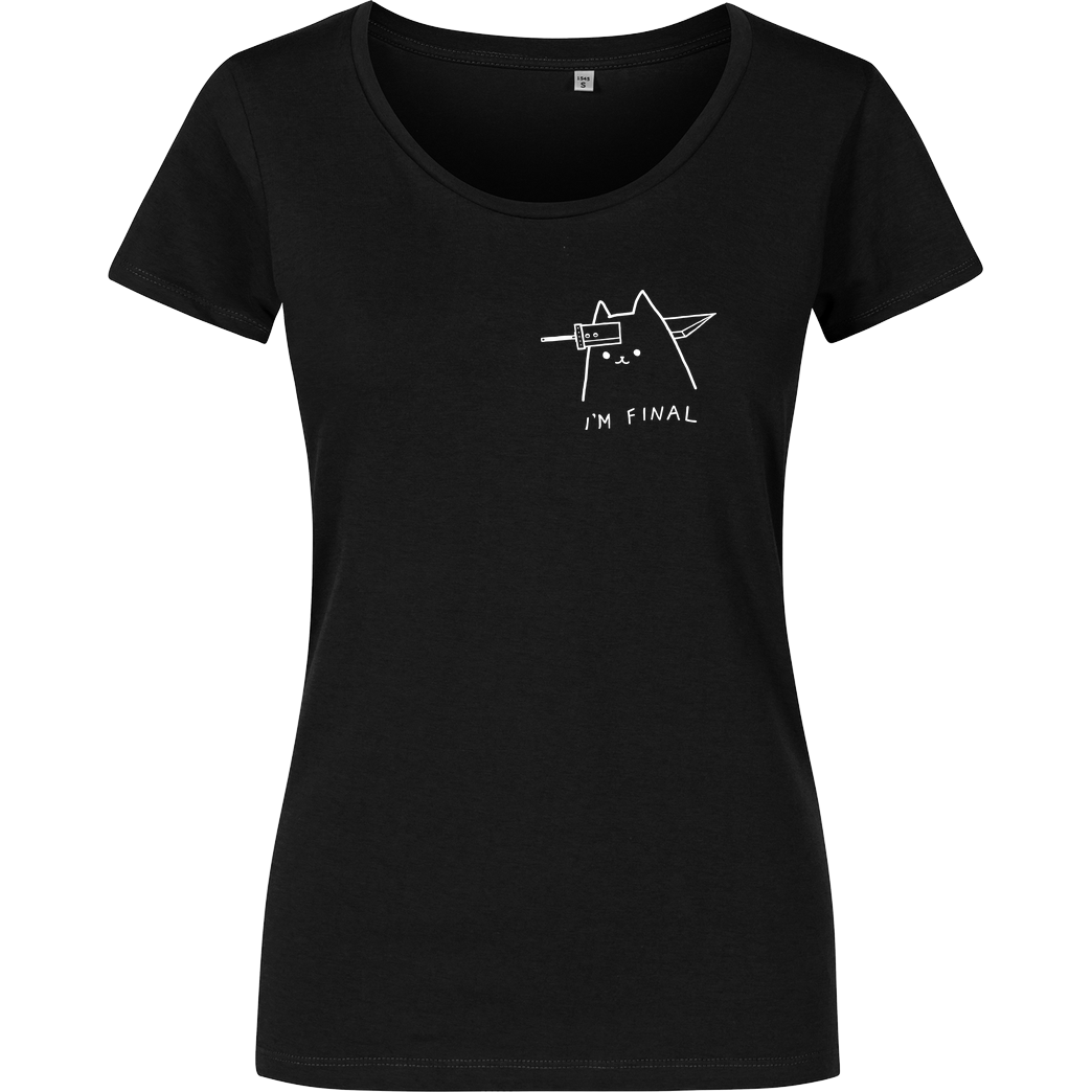 #Soilpunk I'm Final Cat T-Shirt Damenshirt schwarz