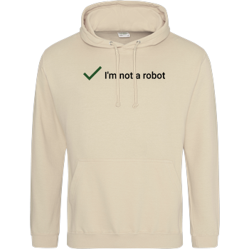 I'm not a Robot JH Hoodie - Sand
