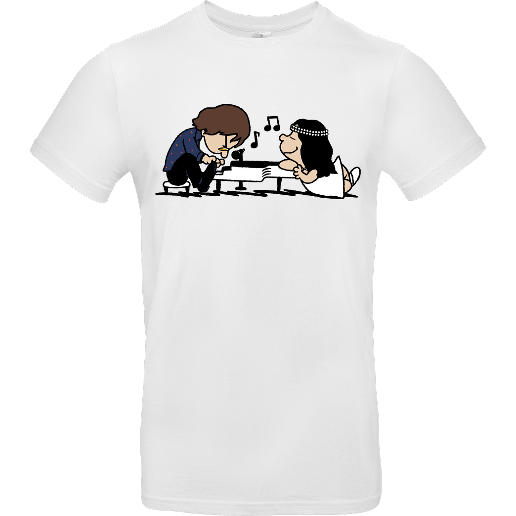 Raffiti Design Imagine! T-Shirt B&C EXACT 190 - Weiß