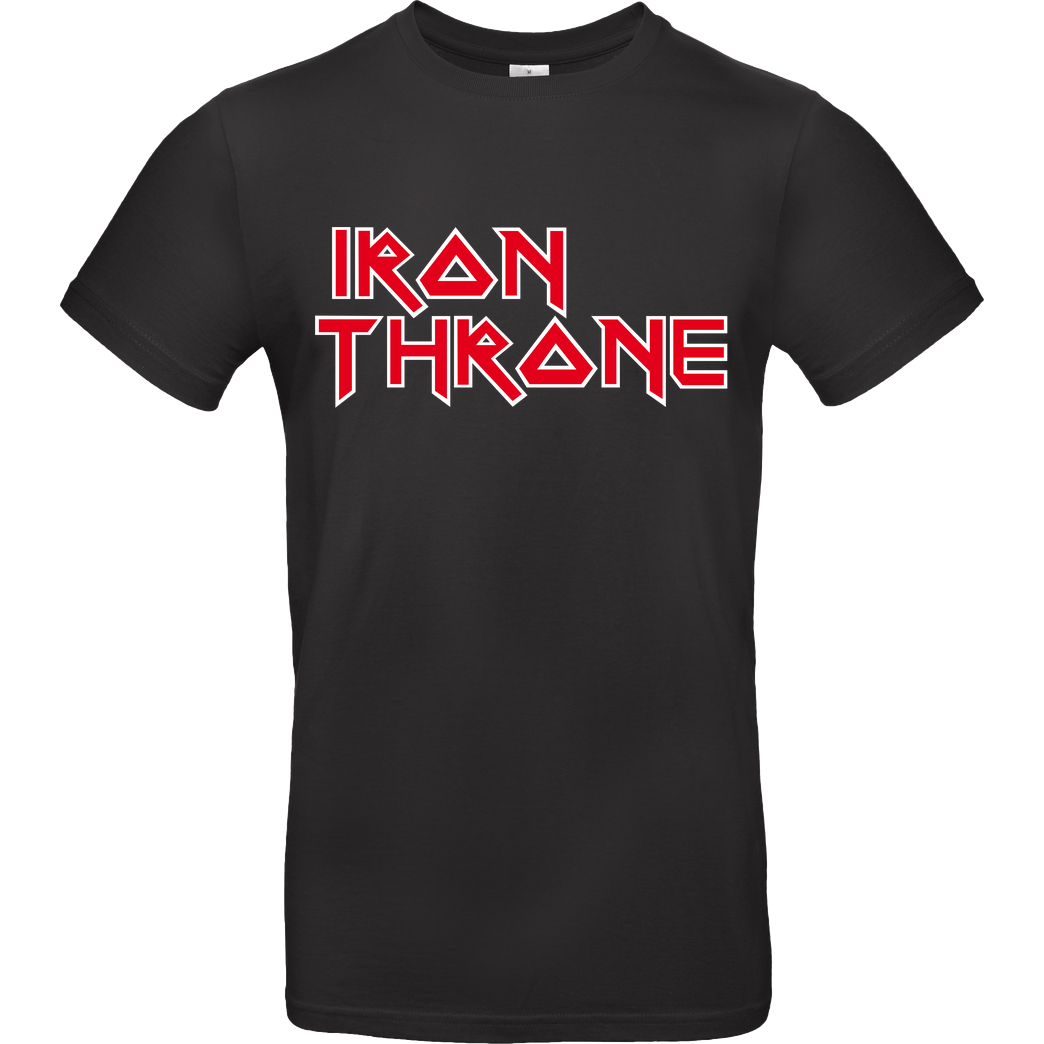 Lennart Iron Throne T-Shirt B&C EXACT 190 - Schwarz