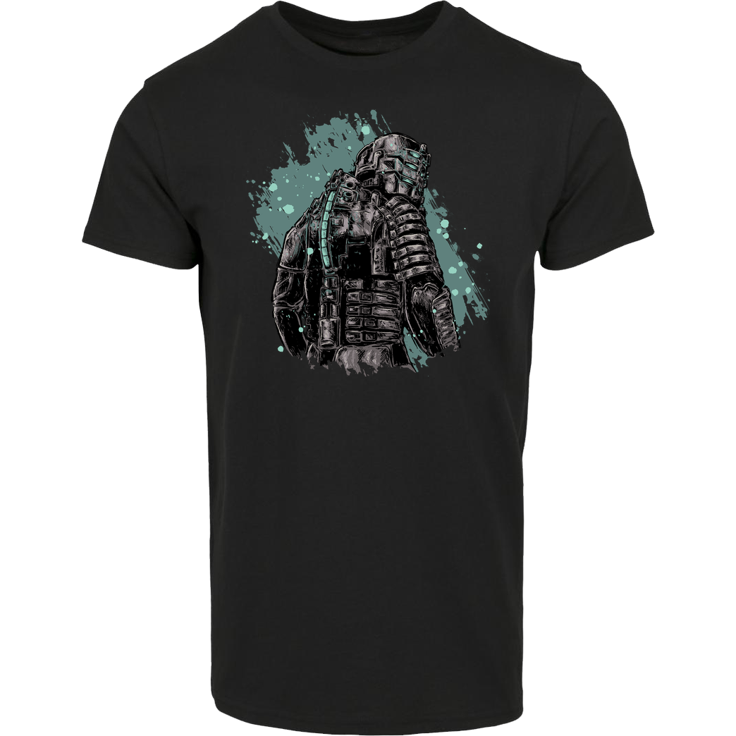 xMorfina Isaac Clarke T-Shirt Hausmarke T-Shirt  - Schwarz