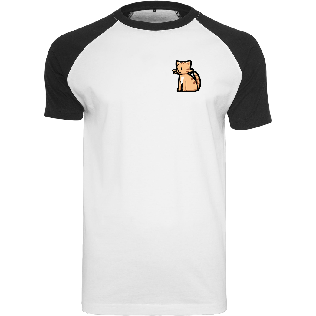 comspace Kitty T-Shirt Raglan-Shirt weiß