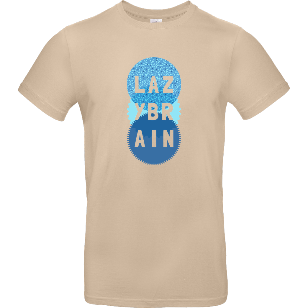 Zufallsshirt Lazybrain T-Shirt B&C EXACT 190 - Sand