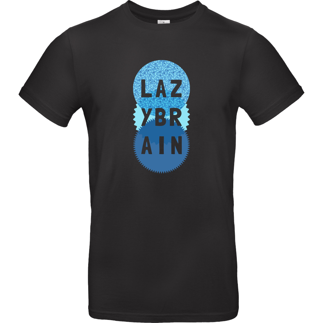 Zufallsshirt Lazybrain T-Shirt B&C EXACT 190 - Schwarz