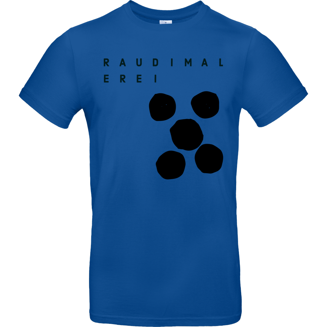 RAUDIMALEREI Logo VR2 T-Shirt B&C EXACT 190 - Royal