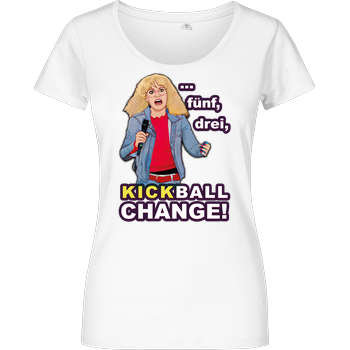 Martina Hill - Mandy Kickball-Change Damenshirt weiss
