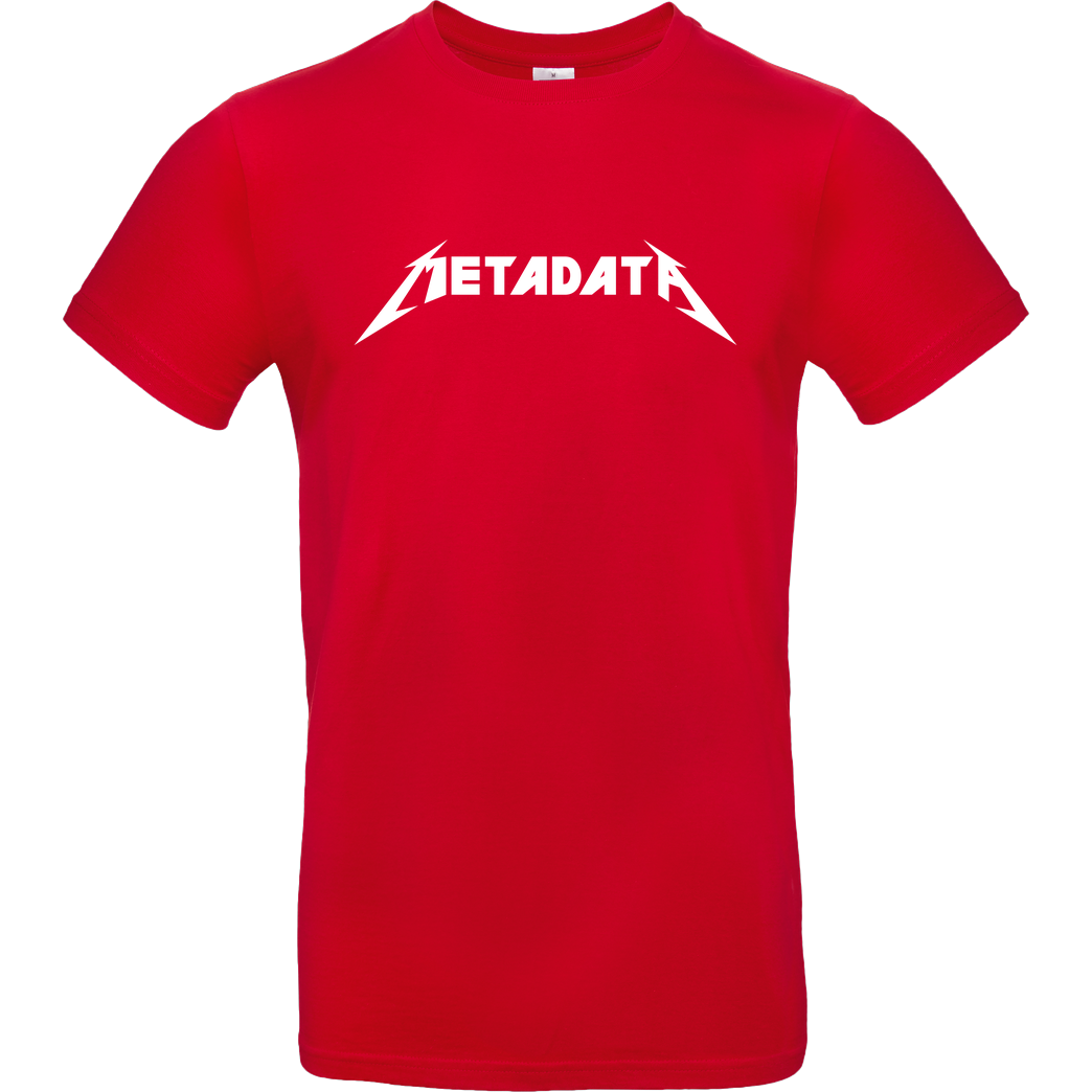 3dsupply Original Metadata T-Shirt B&C EXACT 190 - Rot