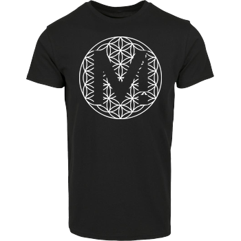 Methodisch Inkorrekt - Blume des Lebens Hausmarke T-Shirt  - Schwarz