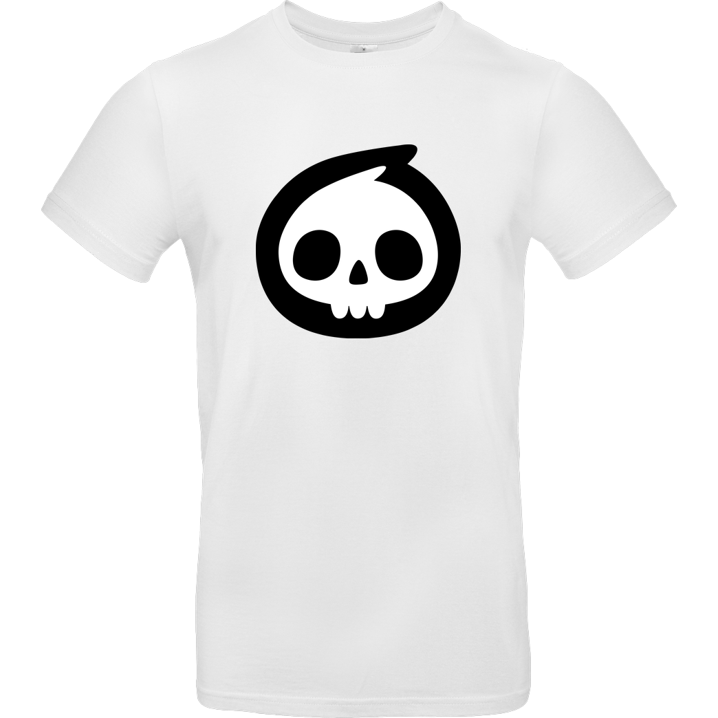 Mien Wayne Mien Wayne - Skull T-Shirt B&C EXACT 190 - Weiß
